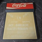 Vintage Ridan Displays Inc Coca-cola Coke Menu Board Display Sign 12 5    X 16 5   