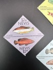 Nevis  Sc  544-47  Cpl  Set  Mnh  1987  Fish  Marine Life  Ar5ghd-a