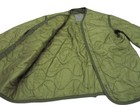 Used Usgi Od Green Military Field Jacket Liner Cold Weather Coat No Buttons