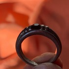 Very Stunning Ancient Silver Color Antique Roman Ring With Black Stone Amazing