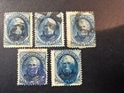 Scott   179  qty 5  Fancy Cancels   2024 Scott Catalogue Value   137 50