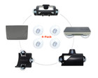 4-pack Car Windshield Suction Cups Replacement For Florida Sunpass Transponder 