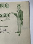Rare 1911 Kentucky Tavern Whiskey Letterhead Bill El Paso Tx Bonfils  Uncle Sam