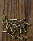  6 X 3 4    Wood Screws American Slotted Round Head Brass Usa 20 Pk Free Shipping