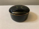 Vintage Otagiri Trinket Box Cheryl Fleischer Design Japan Black Void Cat