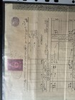 Antique Ottoman Vakfiye Document W  Revenue Stamps   Seals C 1900