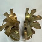 Vintage Hollywood Regency Style Brass Pineapple Bookends Library Mcm  Decor 9   