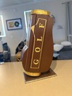 Vintage Wooden Golf Bag Shaped Cabinet Rare 