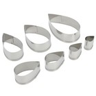 Rose Petal Cutter Cake Molds Cookie Cutter Flower Decorating Stainless Steel