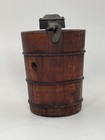 Vintage Simmons Baby Wonder Ice Cream Freezer 1 2 Quart - Wooden Salesman Sample