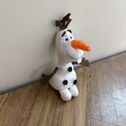 Ty Disney Frozen Olaf Beanie Babies Glitter Sparkles 8  Plush Snowman Toy