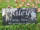 Memorial Granite Stone Engraved Grave Marker Headstone Garden Burial Plaque T6