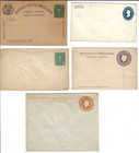 Mexico  5 Postal Stationery Differents  Type Cover  Uncirculated  Regular Ebmx11
