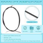 2 Pcs 5 Feet Shape Memory Nitinol Wire 1 0 Mm 40   C  18ga 104   f  Pre Trained Wi
