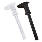2pcs 6inch 150mm Mini Caliper Double Scale Plastic Vernier Caliper For Jewelry 