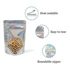 50 Pieces 4 3x6 3 Inch Zipper Resealable Stand Up Mylar Foil Bags
