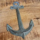 7 5  Cast Iron Anchor Verdigris Nautical Ship Ocean Wall Home Rustic Decor