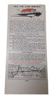 May  1 1939  Western Air Express Mainliners W a e  Timetable Brochure Jrr10