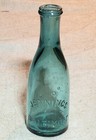 Rare Antique Jennings Baltimore Embossed Blue-green Color Small Medicine Bottle