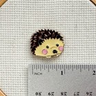 Hedgehog Magnetic Enamel Needle Minder  Fridge Magnet  Animal Magnetic Lapel Pin