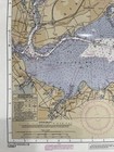 Nautical Map Of The New York Harbor Laminated 23    X Series 29    Great For Framing