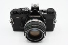 Olympus Om-2 Om-2n In Chrome Or Black W  Optional 50mm F 1 8 Student Camera Kit