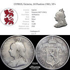Cyprus  Victoria  18 Piastres 1901  Vf 