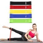 5pcs Resistance Bands Set Loop Exercise Fitness Workout Yoga Gym Training