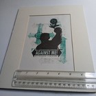 Against Me  Band Concert Silk Screen Print Gilman 2003 Jason Munn Laura Jane