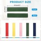 4 Pcs Pu Leather Pen Holder Pencil Sleeve Elastic Strap Band Designed green 