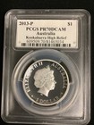 2015 P Australia Great White High Relief 1 Oz Silver Pcgs Pr70dcam David Hall