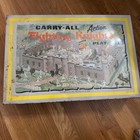 Marx Fighting Knights Action Play Set Carry All Tin Metal Box Incomplete 1986