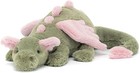 Jellycat Malachy Dragon Large 20 Inch Plush Stuffed Animal Toy Rare Nwt