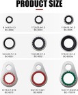 60 Pcs Ac O Ring  Air Conditioning System Compressor Port Sealing Gasket Kit