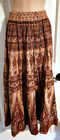 Tomorrow   s Antiques Authentic Kalamkari Art 100  Cotton Long Skirt - M