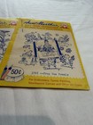 Vintage Aunt Martha   s Hot Iron Transfers Lot Frog Eagle Dancing Vegetables