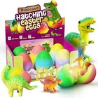  Dinosaur Hatching Surprise Eggs For Kids - 6 Pack - Grows 600  - Dino Egg 