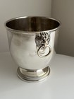 Vintage Silverplate Ice Bucket Champagne Cooler Lion Handles