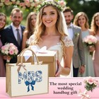 Bride Bag Bride Gifts Bridal Shower Gifts Canvas Tote Bag Wedding Honeymoon Gift