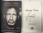 Autographed David Duchovny Signed Book About Time Poems Autograph The X-files