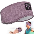Bluetooth Headband  Sleep Headphones Wireless Sports Headband Headphones Purple