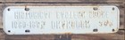 Rare 1965 Onancock  Historical Eastern Shore  License Plate Topper  1680-1965