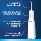 Waterpik Cordless Express Portable Water Flosser With 2 Settings  2 Tips