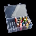 Sewing Thread Storage Box 42 Pieces Spools Bobbin Carrying Case Container Holder