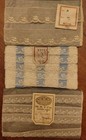 X3 Antique French Cotton Dentelle Valenciennes lace Trim original Package-unused