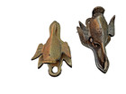 Pair Of Vintage  Va  Metalcrafters Solid Brass Duck Memo Clip Excellent Items
