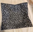  Microwave  Large Bowl Or Plate Holder cozy  White Roses On Black