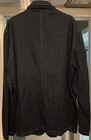 Stacy Adams Denim Blazer Jacket Xxl Embroidered Griffin  Paisley  Funky Pocket