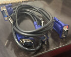 Usb Vga 2-in-1 Kvm Cable 4  Ft Type A Male Usb For Switches Vga   Usb