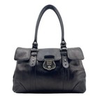 Vintage 90s Etienne Aigner Xl Leather Satchel Bag Handbag Tote Structured Doctor